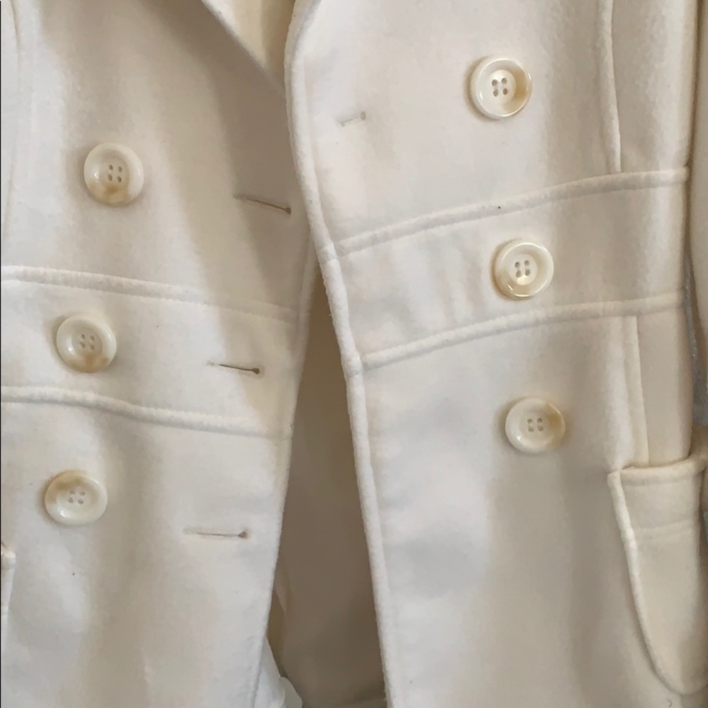 Cream peacoat - Picture 3 of 4